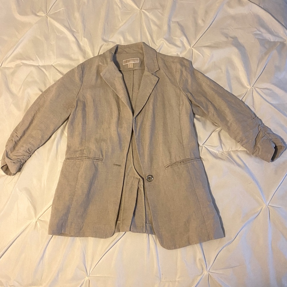 Mace Jacobs Linen Blazer